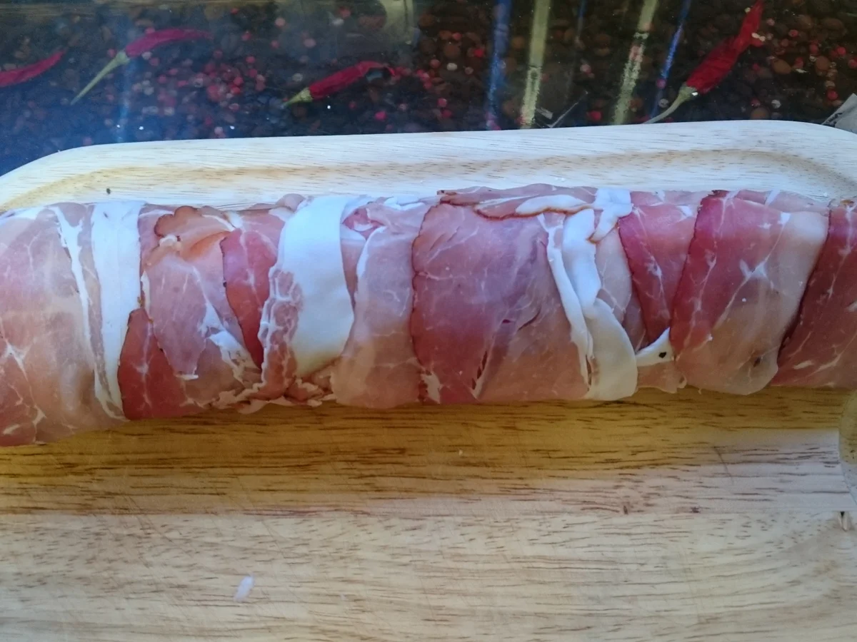 Lende mit Blauschimmelkäse und Schinken - Rezept - Bild Nr. 4