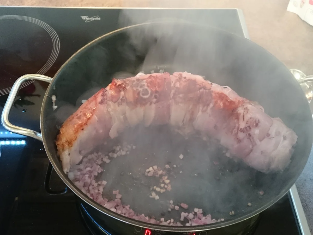 Lende mit Blauschimmelkäse und Schinken - Rezept - Bild Nr. 6