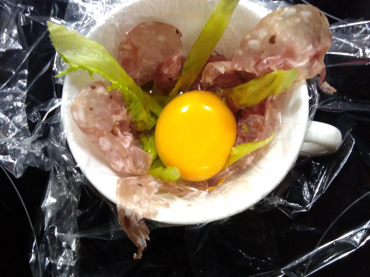 Rezept: Eingepacktes Ei Bild Nr. 9810 Eingepacktes Ei - Rezept - Bild Nr. 9810