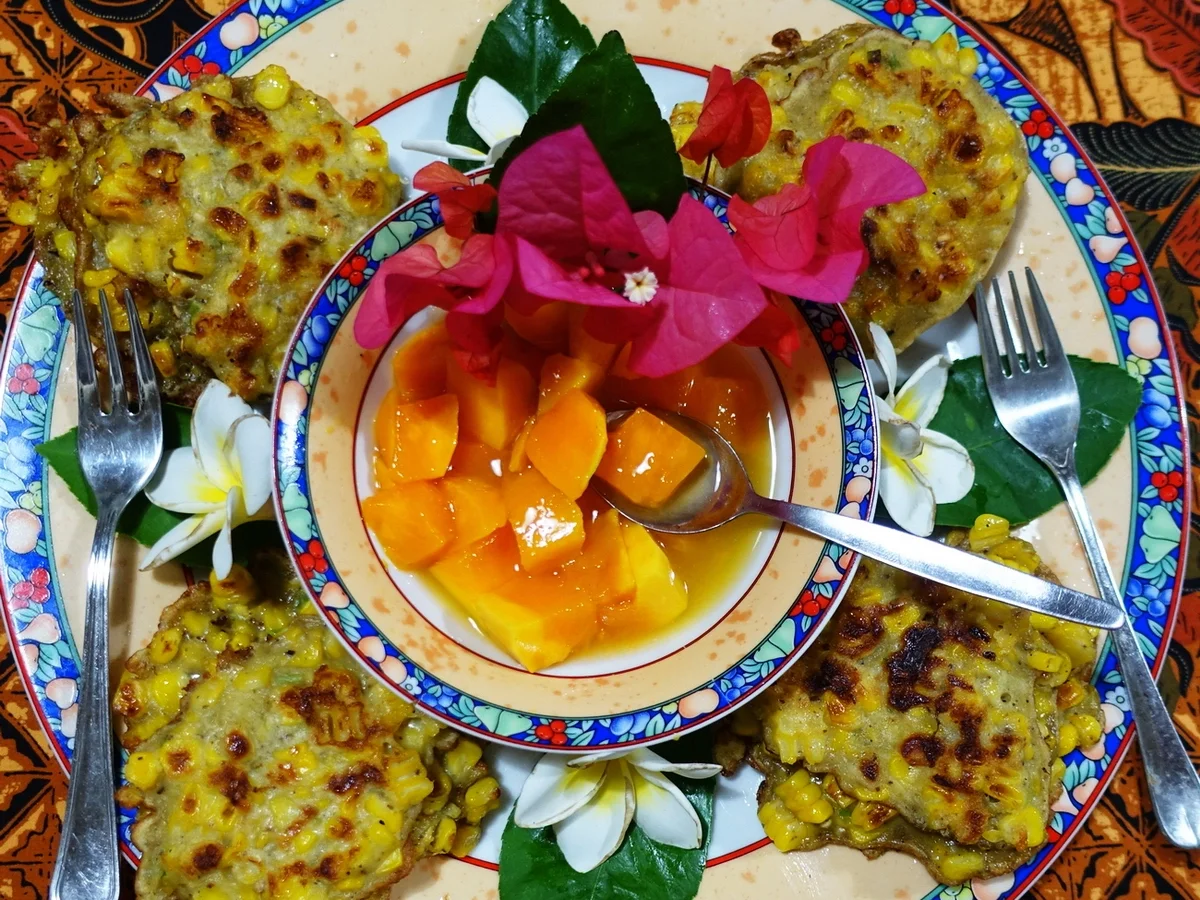 Süße indonesische Maisküchlein – Frikadel Manis - Rezept - Bild Nr. 2