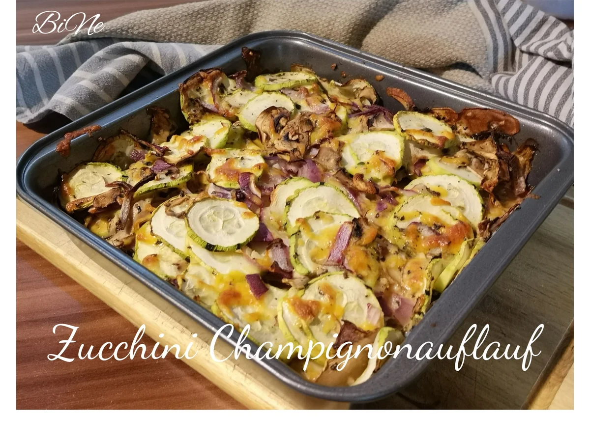 BiNe` S ZUCCHINI CHAMPIGNONAUFLAUF - Rezept - Bild Nr. 3