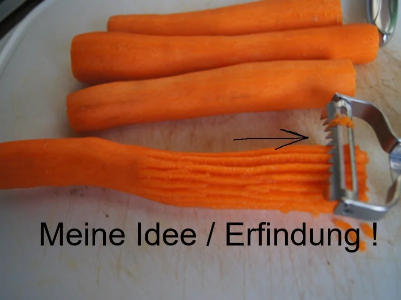 Steinpilzschnitzel mit Honigmöhrenblüten und-Kartoffelstampf - Rezept - Bild Nr. 9391