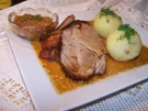 Gemischter Schweinbraten mit Beilage - Rezept - Bild Nr. 2