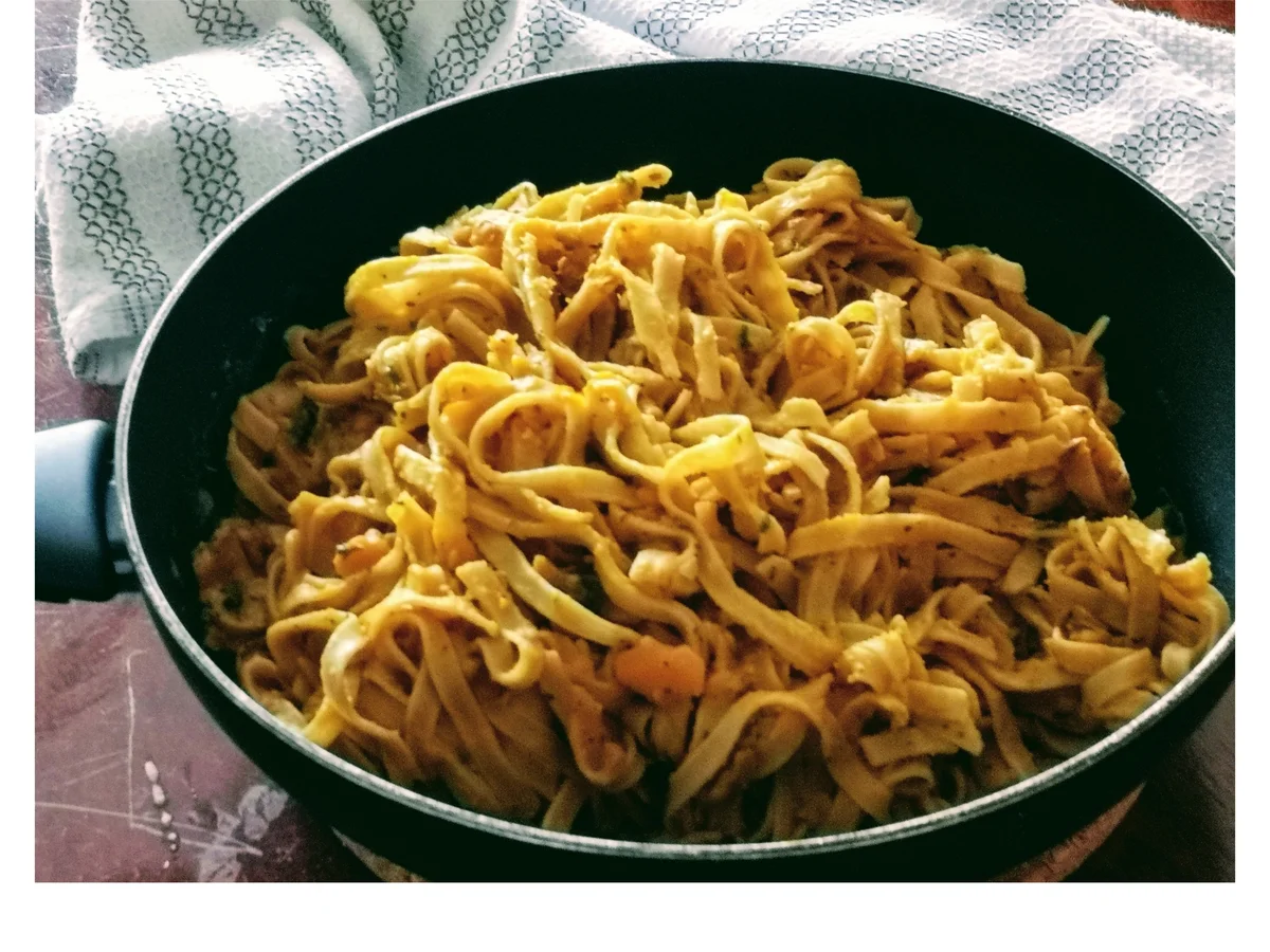BiNe` S TAGLIATELLE MIT KÜRBISCREME - Rezept - Bild Nr. 9456