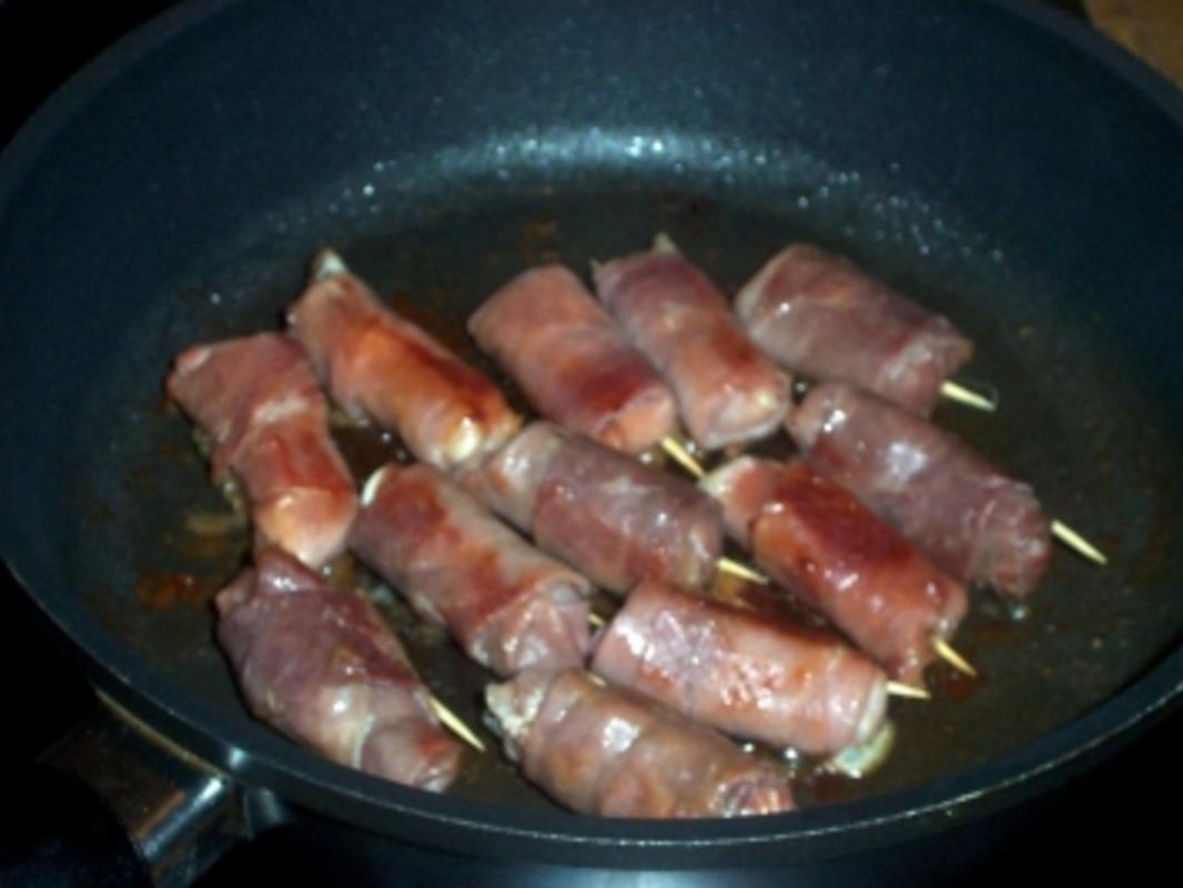 Schinken Mozarella Röllchen - schnell &amp; einfach - 276 kcal/100g