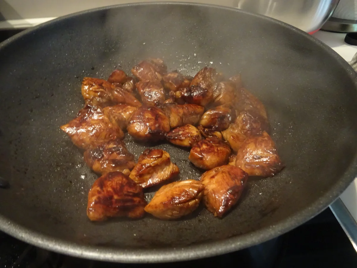 Soja-Huhn mit Gemüse und Reis - Rezept - Bild Nr. 14685