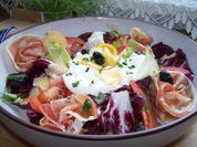 Radicchio -Salat mit Burrata , - Rezept - Bild Nr. 9488
