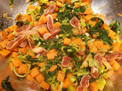 Süßkartoffelpfanne mit Spinat und Feigen - Rezept - Bild Nr. 2