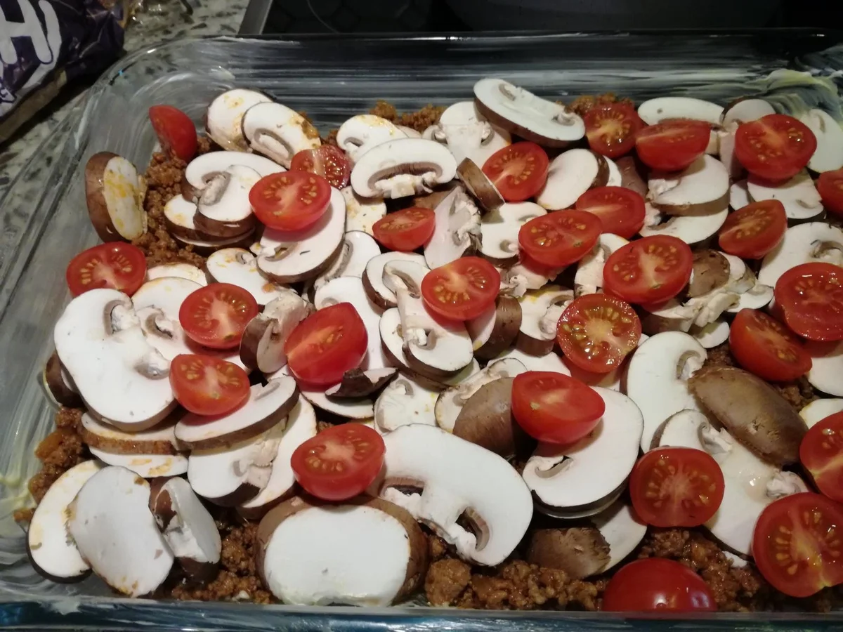 Blumenkohlauflauf mit frischen Pilzen - Rezept - Bild Nr. 5