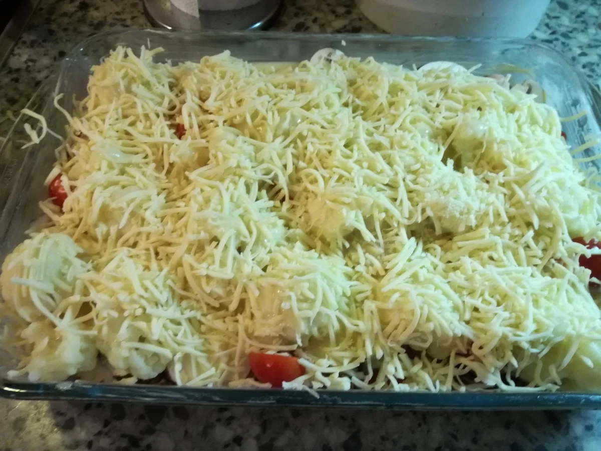 Blumenkohlauflauf mit frischen Pilzen - Rezept - Bild Nr. 8