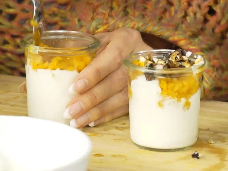 Kürbis-Schicht-Dessert - Rezept - Bild Nr. 2