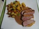 Entenbrust mit Kartoffel-Steckrüben-G'röst'l und Cognacsoße - Rezept - Bild Nr. 2