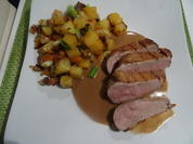 Entenbrust mit Kartoffel-Steckrüben-G'röst'l und Cognacsoße - Rezept - Bild Nr. 2
