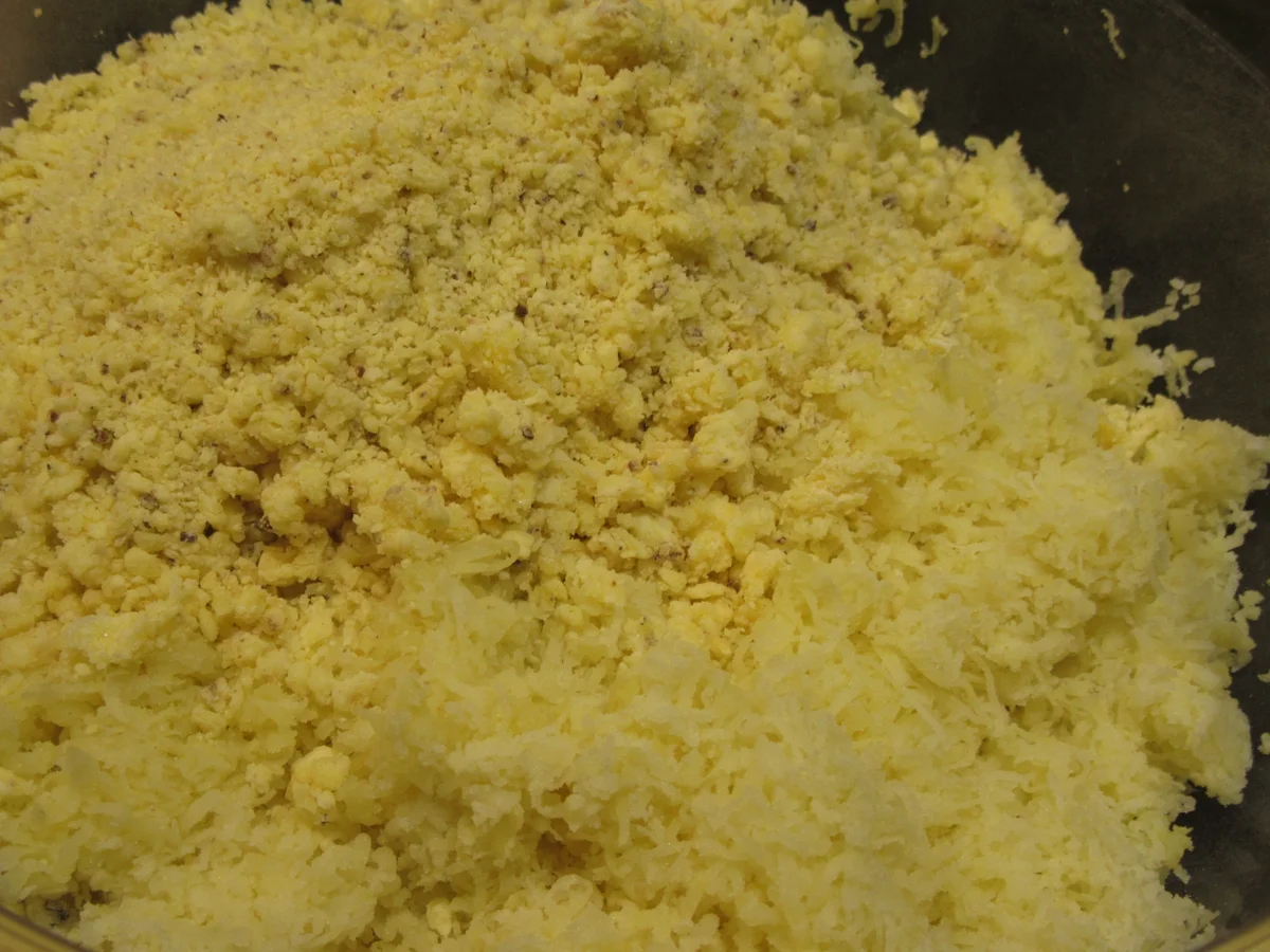 Kartoffeln: Kartoffelbaumkuchen mit Champignonfüllung - Rezept - Bild Nr. 5