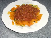 Gemüsenudeln mit Bolognesesoße - Rezept - Bild Nr. 2