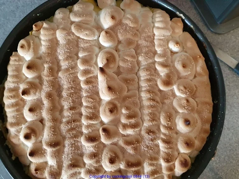 Rezept: Eierlikör Quark Kuchen mit geflämmter Baiserhaube Bild Nr. 9532 Eierlikör Quark Kuchen mit geflämmter Baiserhaube - Rezept - Bild Nr. 9532