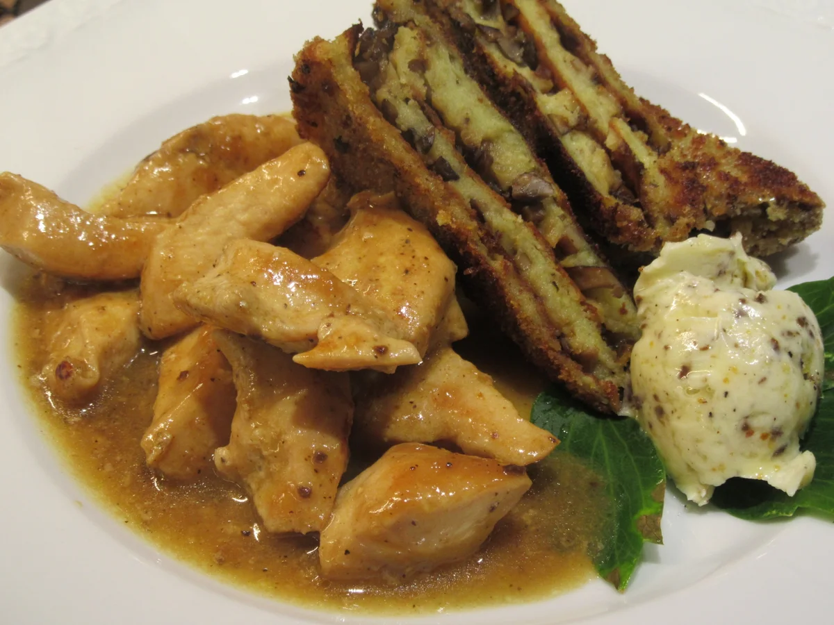 Rezept: Geflügel: Hähnchengeschnetzeltes in Trüffelbuttersoße Bild Nr. 2 Geflügel: Hähnchengeschnetzeltes in Trüffelbuttersoße - Rezept - Bild Nr. 2