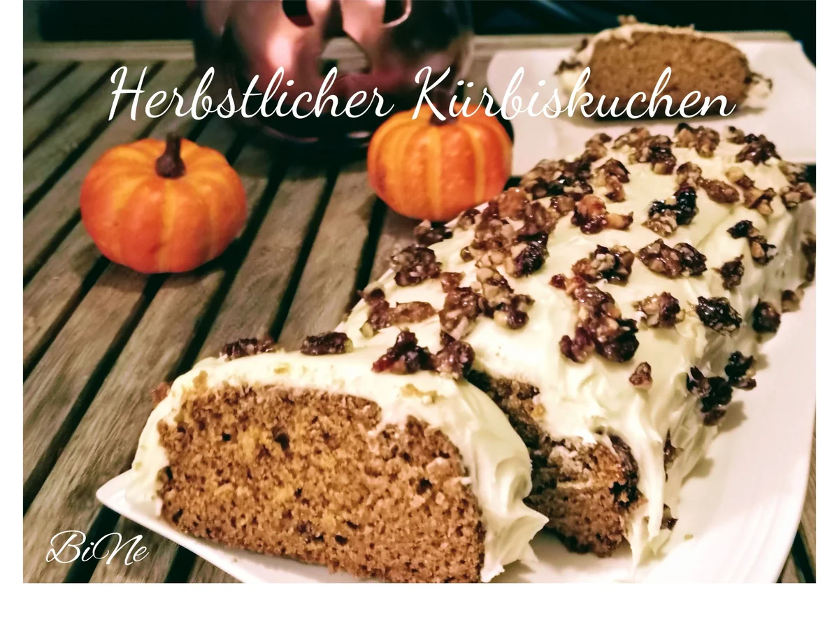Rezept: BiNe` S HERBSTLICHER KÜRBISKUCHEN Bild Nr. 10 BiNe` S HERBSTLICHER KÜRBISKUCHEN - Rezept - Bild Nr. 10