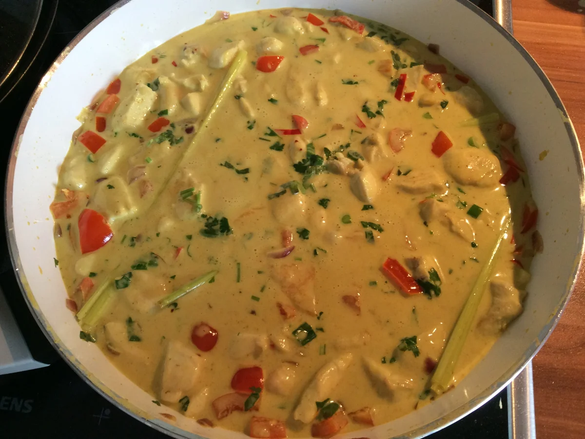 Madras Curry mit Kokosnusscreme - Rezept - Bild Nr. 3