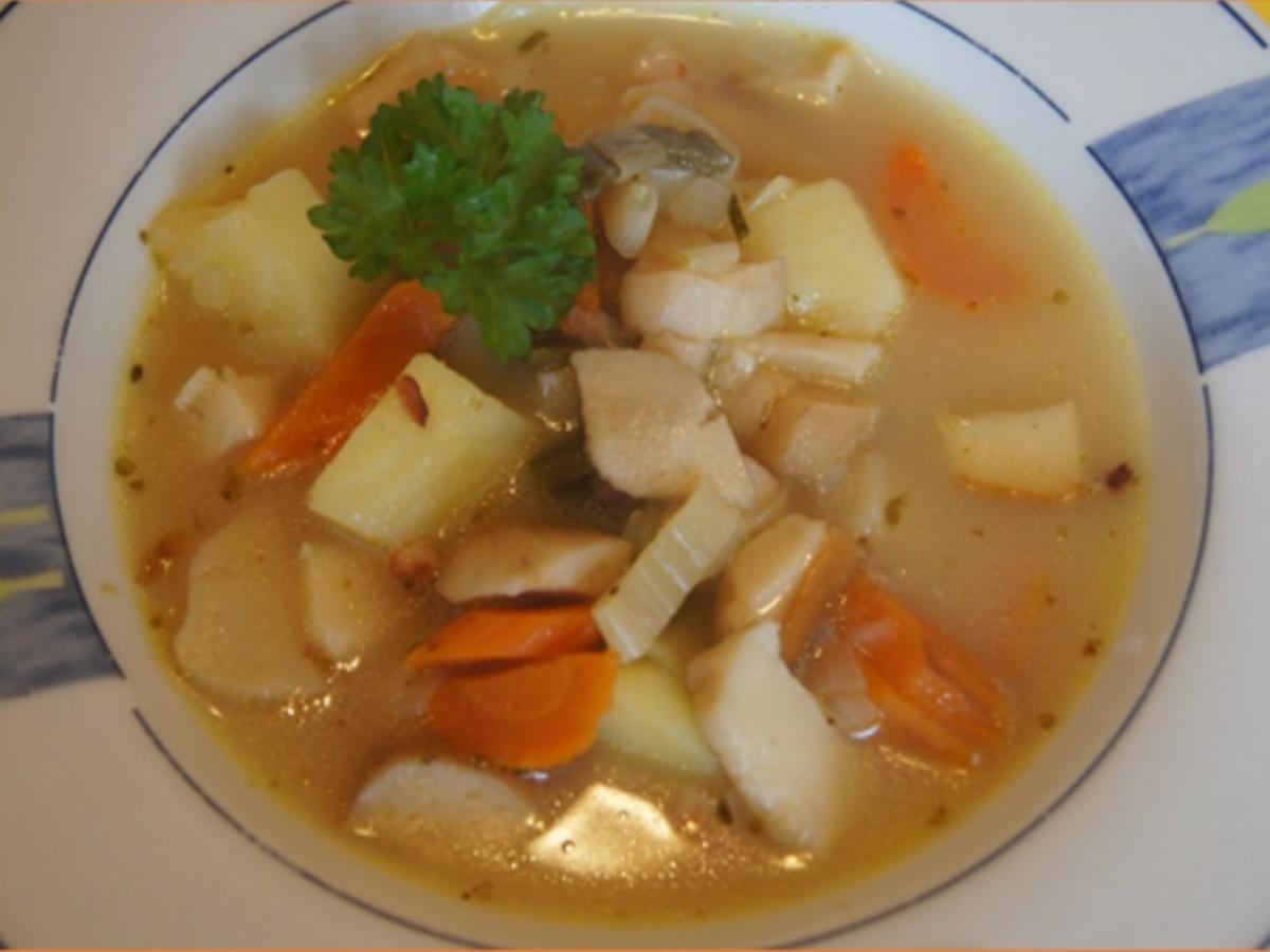 Kartoffel-Gemüse-Suppe mit Steinpilzeinlage - Rezept - Bild Nr. 19