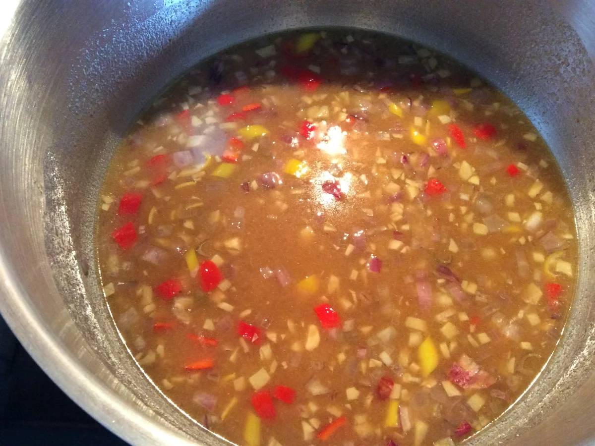 Tom Kha Suppe mit Berglinsen und Gemüse - Rezept - Bild Nr. 4