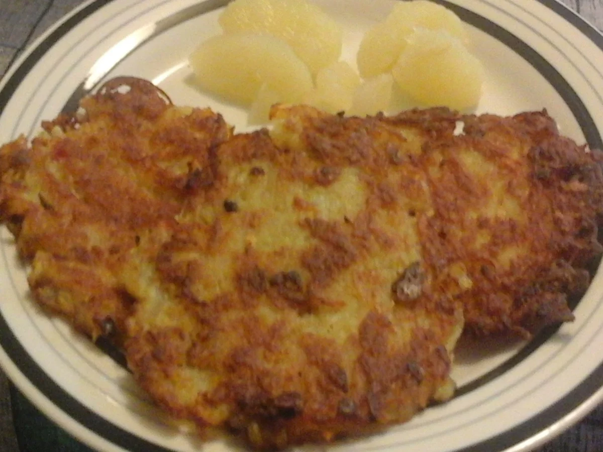 Rezept: Herzhaft gewürzte Kartoffelpuffer Bild Nr. 2 Herzhaft gewürzte Kartoffelpuffer - Rezept - Bild Nr. 2