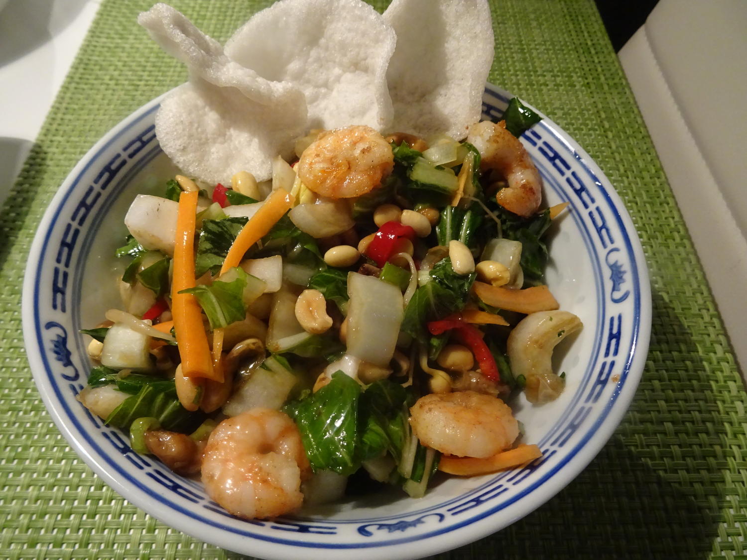 Pak Choi-Salat mit Shrimps - Rezept mit Bild - kochbar.de