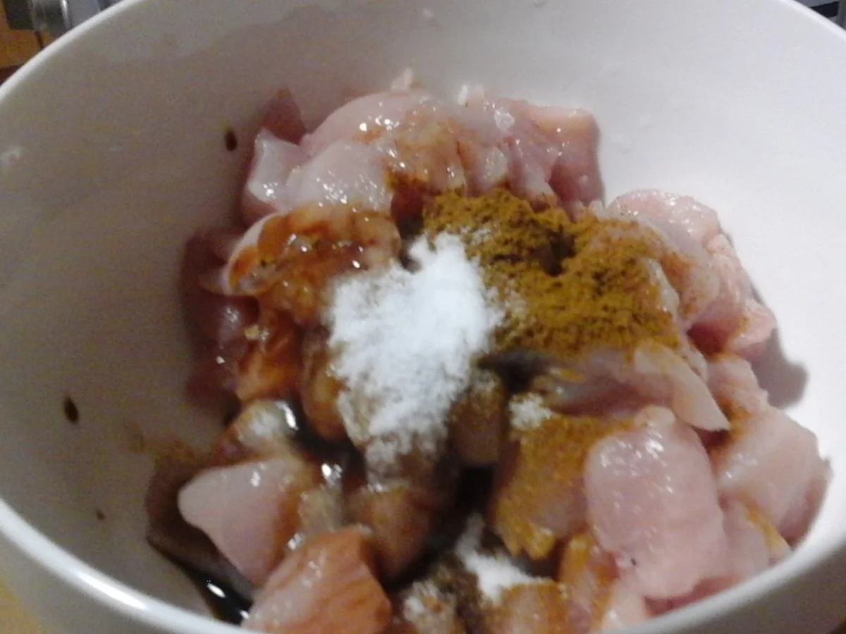 Gebratener Eierreis mit Hähnchenbrustfilet und Gemüse - Rezept - Bild Nr. 8