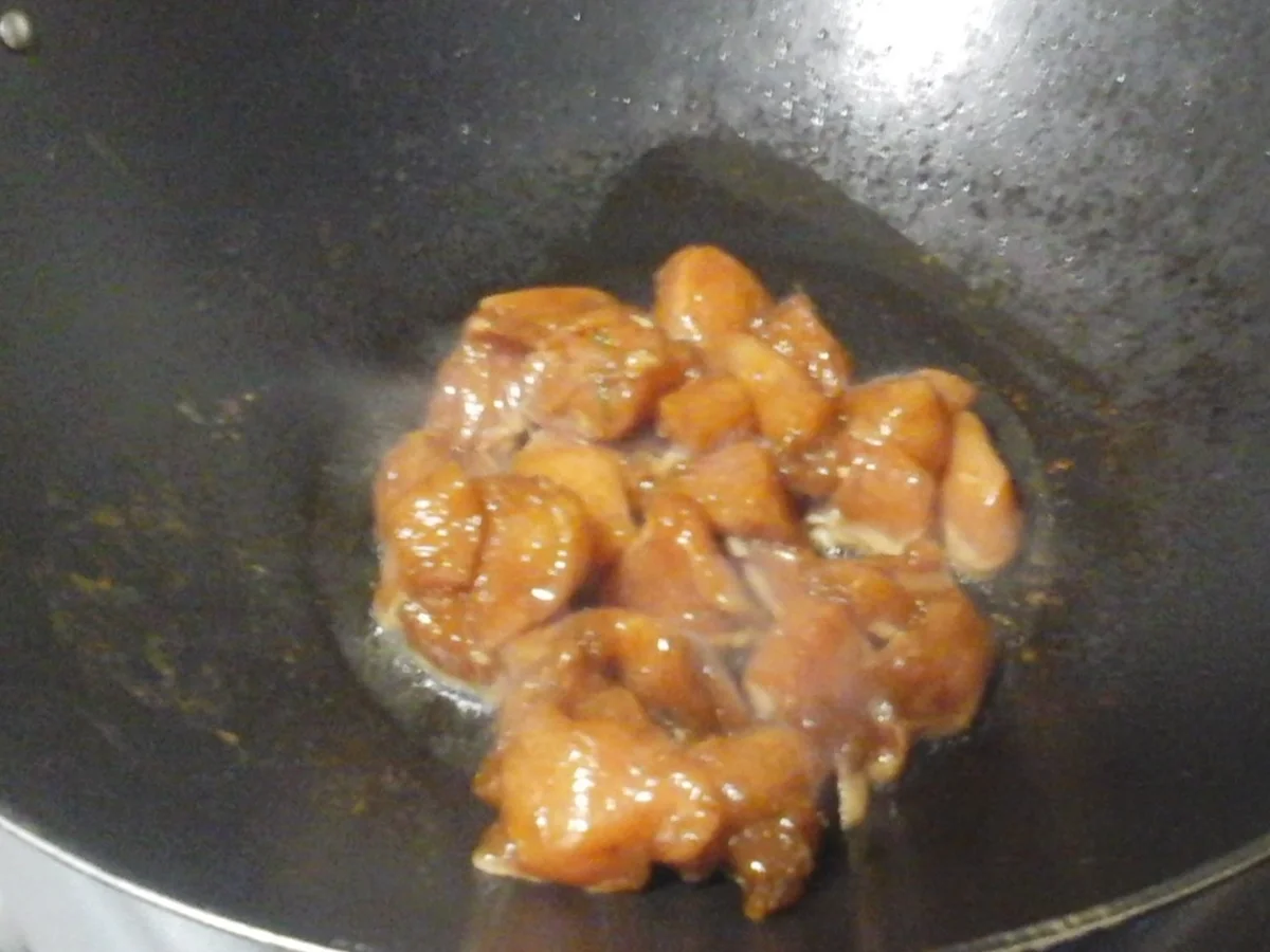 Gebratener Eierreis mit Hähnchenbrustfilet und Gemüse - Rezept - Bild Nr. 20