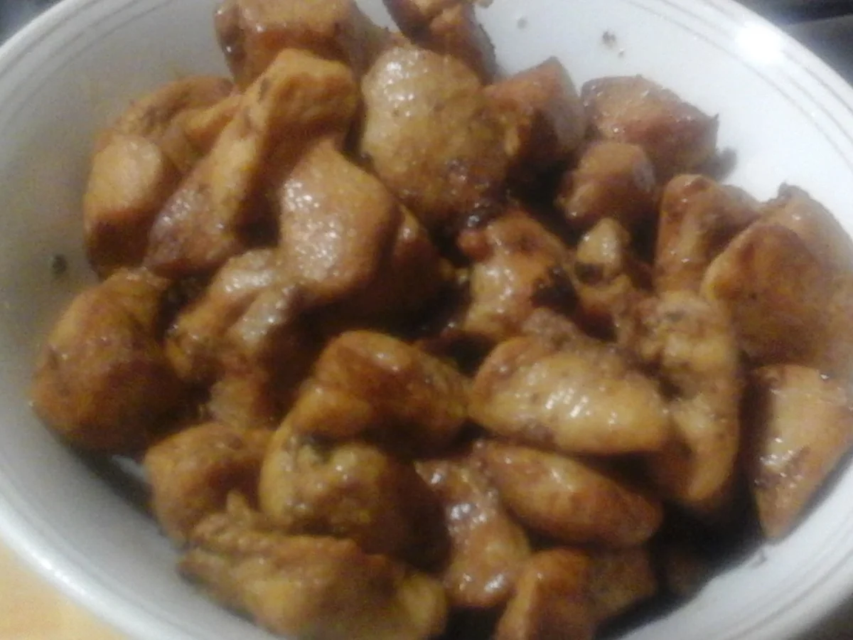 Gebratener Eierreis mit Hähnchenbrustfilet und Gemüse - Rezept - Bild Nr. 22