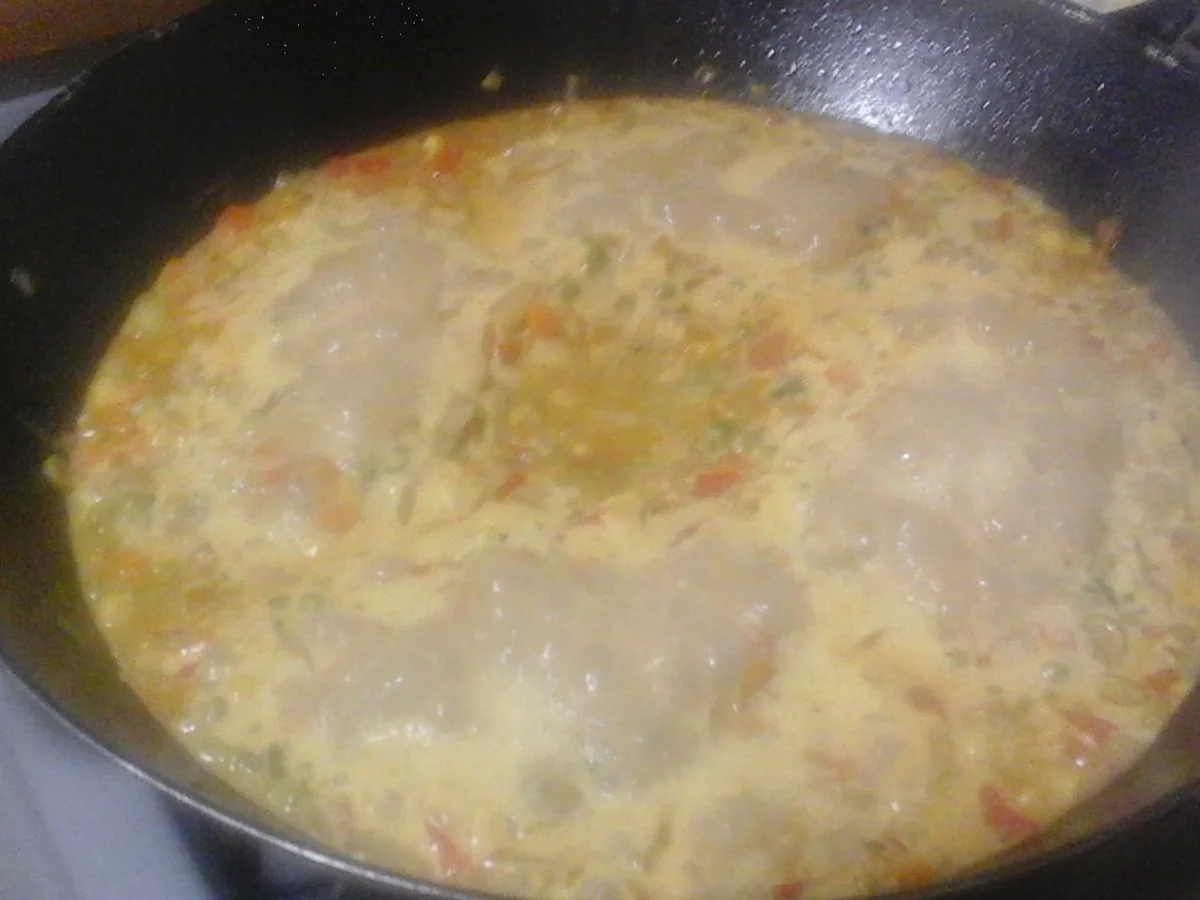 Gebratener Eierreis mit Hähnchenbrustfilet und Gemüse - Rezept - Bild Nr. 25