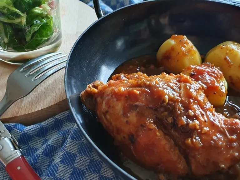 Kaninchen mit Beilagen = kochbar Challenge 11.0 (November 2019) - Rezept - Bild Nr. 2