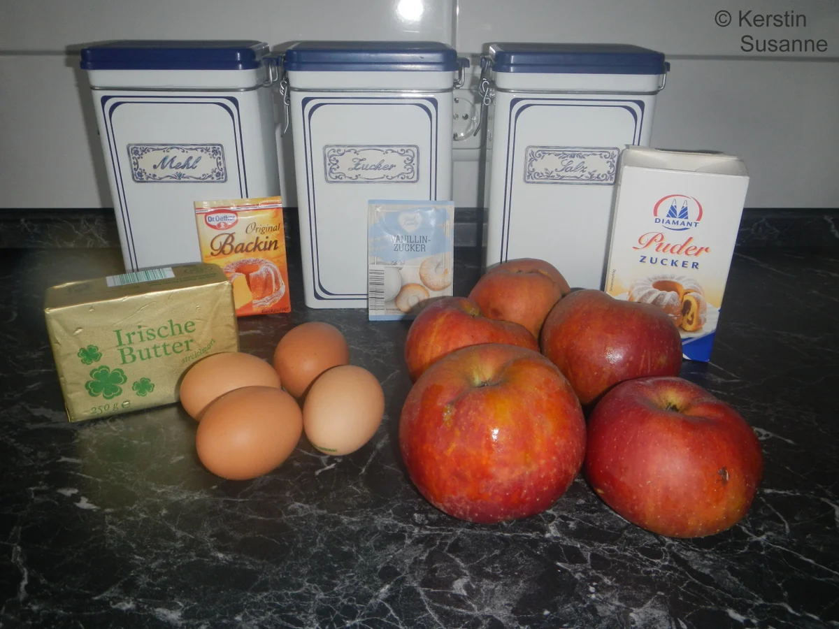 Rezept: Apfelküchlein Bild Nr. 3 Apfelküchlein - Rezept - Bild Nr. 3