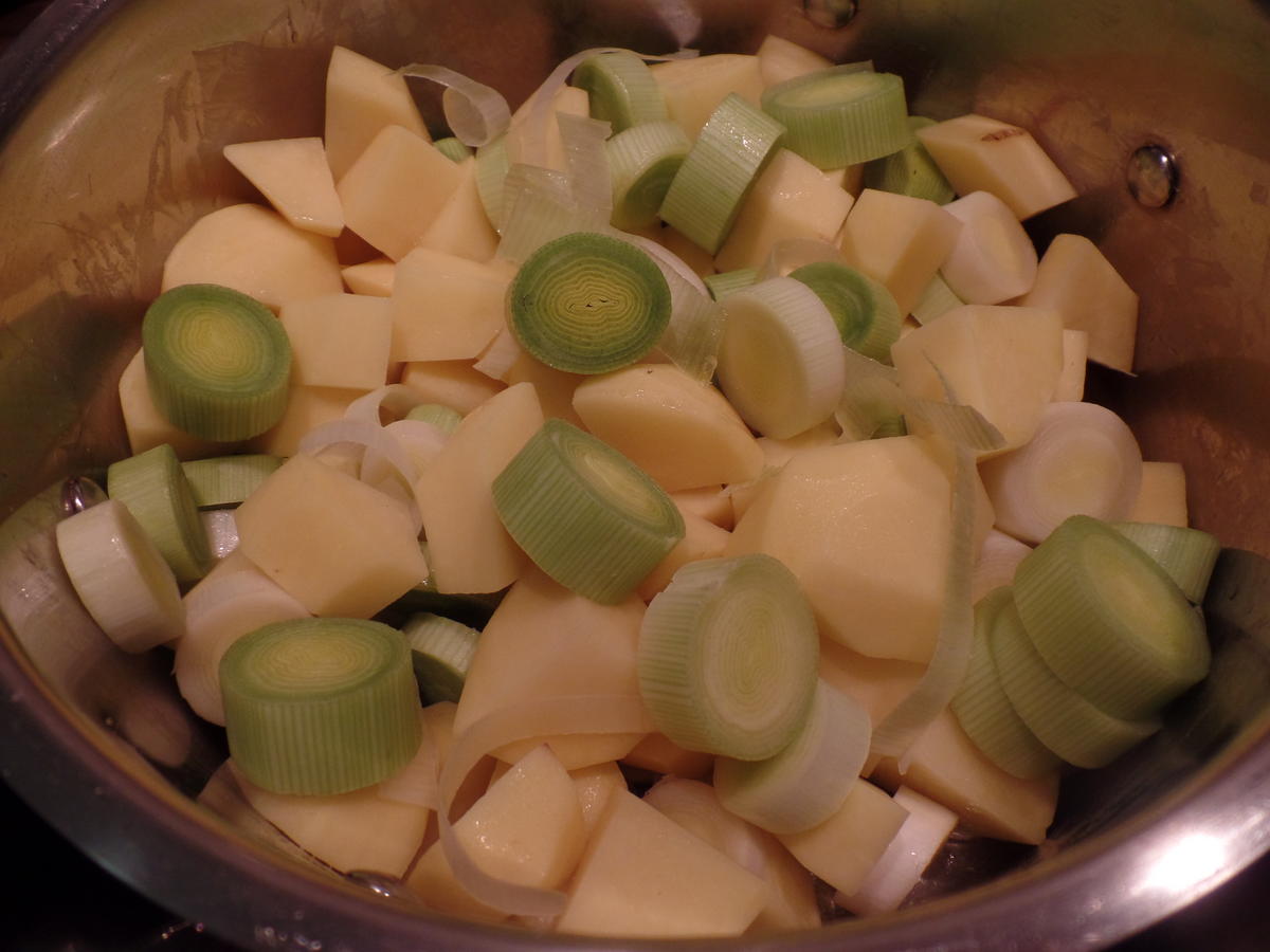 Kartoffel-Porree -Suppe mit Schinken - Rezept - Bild Nr. 9542