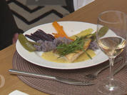 Zander auf der Haut gebraten in einem leckeren Senfsösschen - Rezept - Bild Nr. 2
