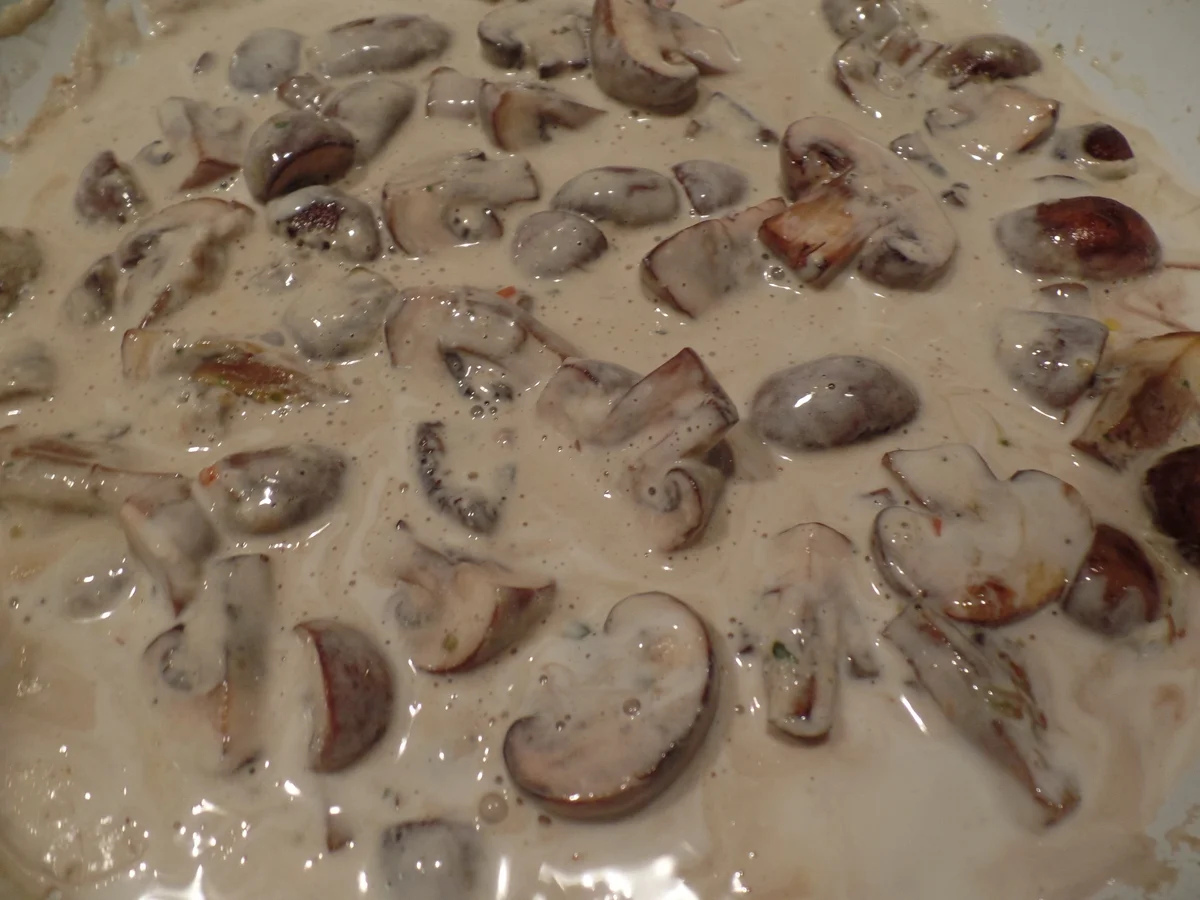 Rezept: Überbackene Pilz-Pasta Bild Nr. 9552 Überbackene Pilz-Pasta - Rezept - Bild Nr. 9552