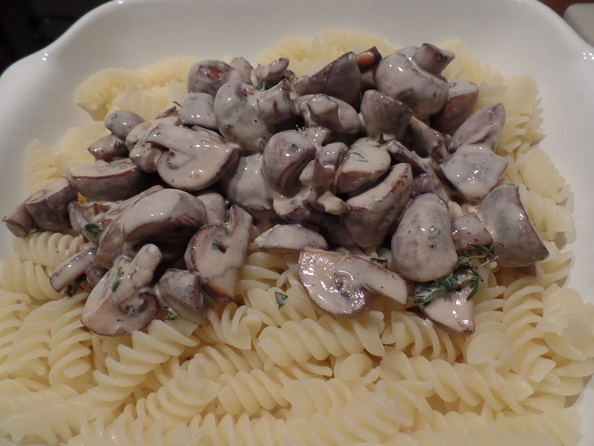 Rezept: Überbackene Pilz-Pasta Bild Nr. 9558 Überbackene Pilz-Pasta - Rezept - Bild Nr. 9558