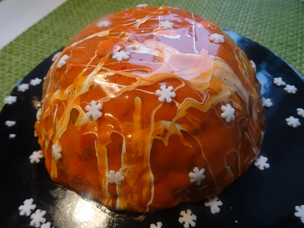 Joghurt-Torte "mini" mit Mirror Glaze - Rezept - Bild Nr. 9551