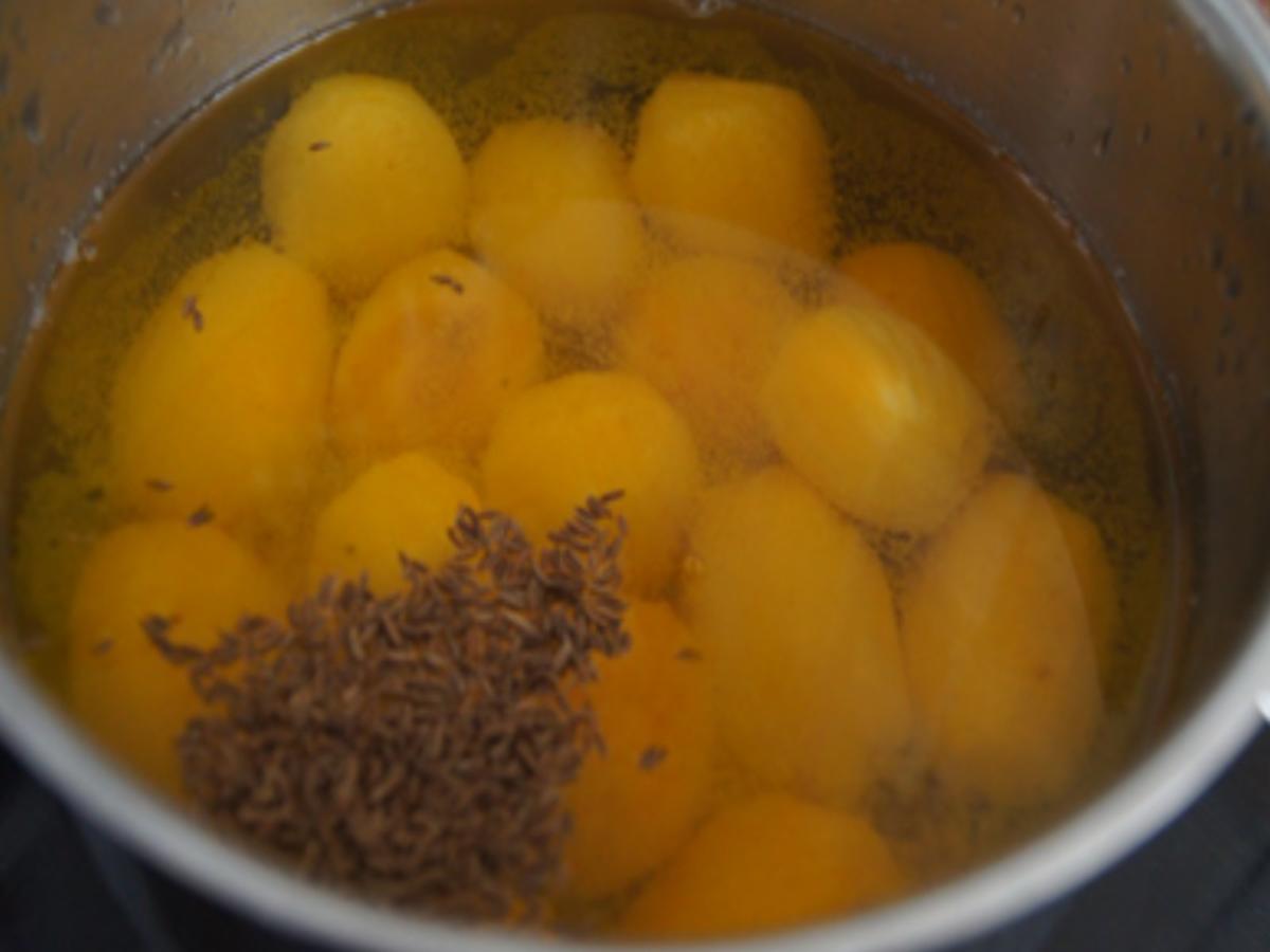 Gekochte Eier in Dillsauce mit geräucherten Lachs und Drillingen - Rezept - Bild Nr. 9