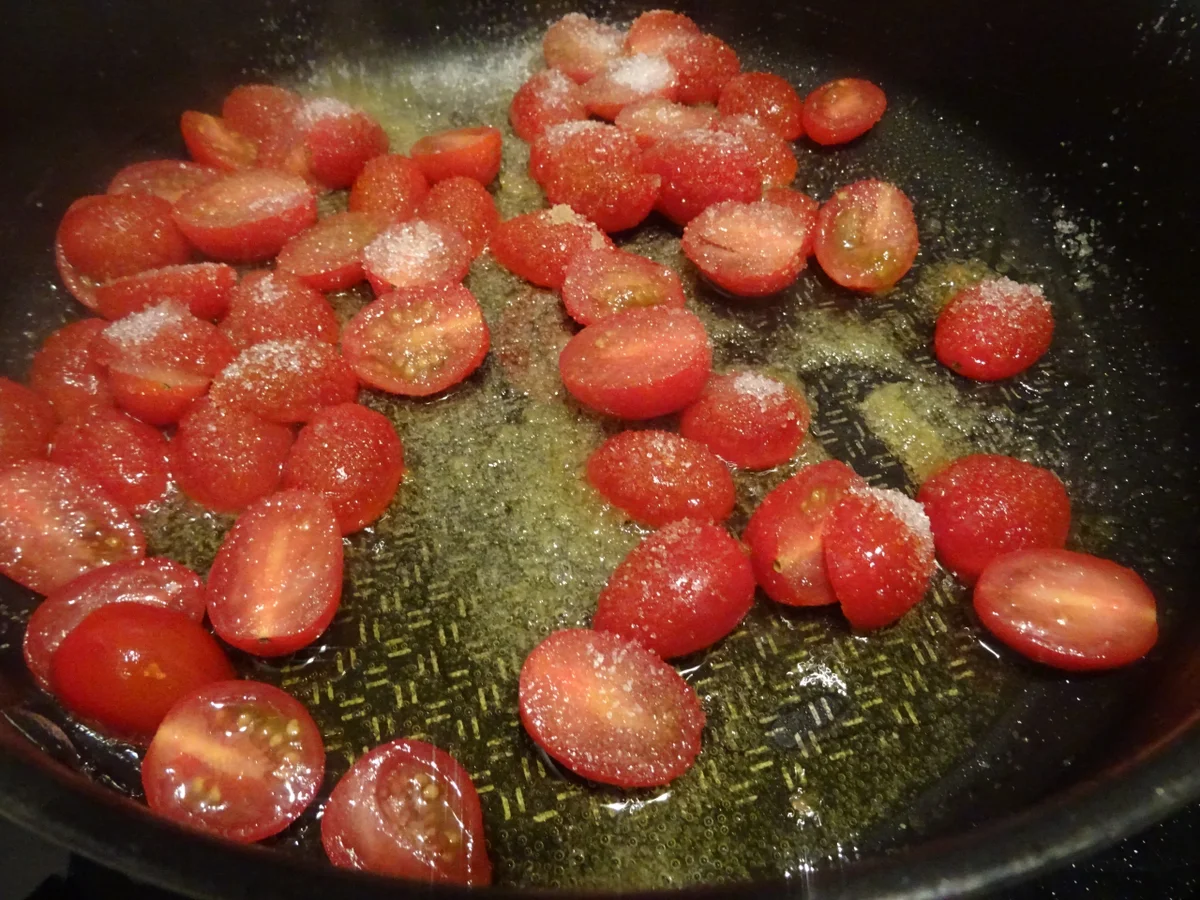 Pici ai pomodori confit con Gamberi - Rezept - Bild Nr. 4