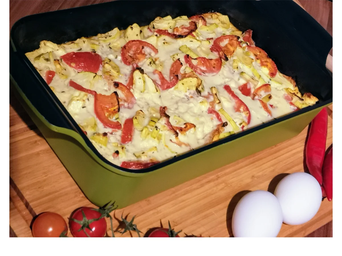 Rezept: BiNe` S ZUCCHINI - TOMATEN - AUFLAUF Bild Nr. 6 BiNe` S ZUCCHINI - TOMATEN - AUFLAUF - Rezept - Bild Nr. 6