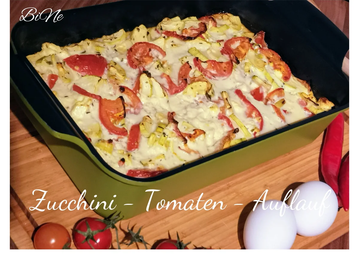 Rezept: BiNe` S ZUCCHINI - TOMATEN - AUFLAUF Bild Nr. 9 BiNe` S ZUCCHINI - TOMATEN - AUFLAUF - Rezept - Bild Nr. 9
