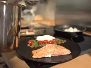 Granatiger Linsenmix auf Rucola mit „limettiertem“ Lachs - Rezept - Bild Nr. 2