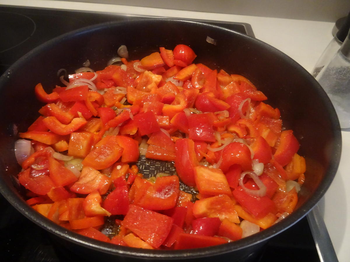 Paprika-Rahm-Gemüse mit Fisch-Klößchen - Rezept - Bild Nr. 9