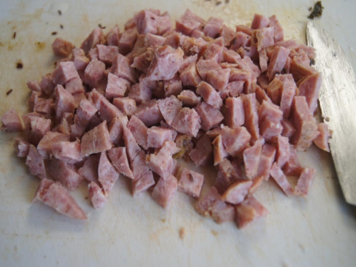 Grünkohl pikant gewürzt mit Brägenwurst, Schweine-braten Prager Art und Kartoffeln - Rezept - Bild Nr. 10