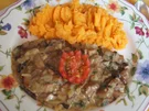 Steinpilzpfanne mit Süßkartoffelstampf - Rezept - Bild Nr. 2