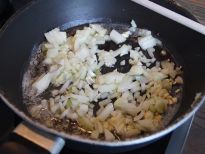 Rezept: Steinpilzpfanne mit Süßkartoffelstampf Bild Nr. 4 Steinpilzpfanne mit Süßkartoffelstampf - Rezept - Bild Nr. 4