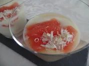 Weißer Schokopudding mit Grapefruitkompott - Rezept - Bild Nr. 9556