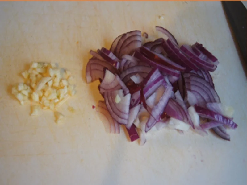 Lachs mit Paprikaschmorgemüse und gelben Basmatireis - Rezept - Bild Nr. 6