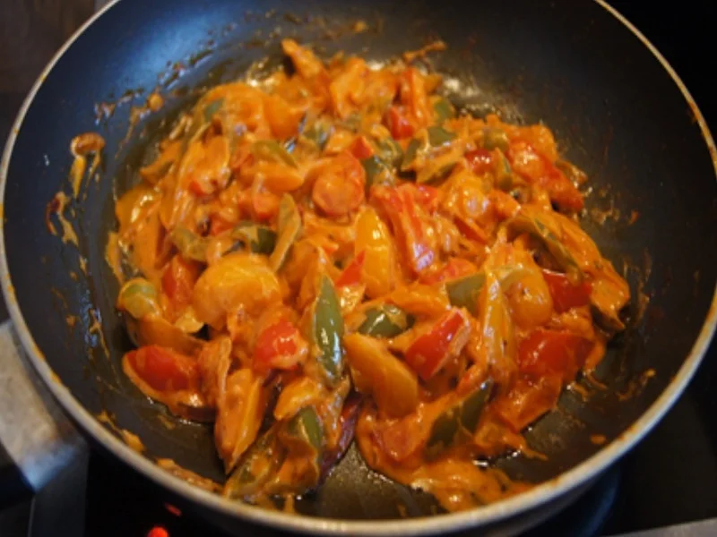 Lachs mit Paprikaschmorgemüse und gelben Basmatireis - Rezept - Bild Nr. 12